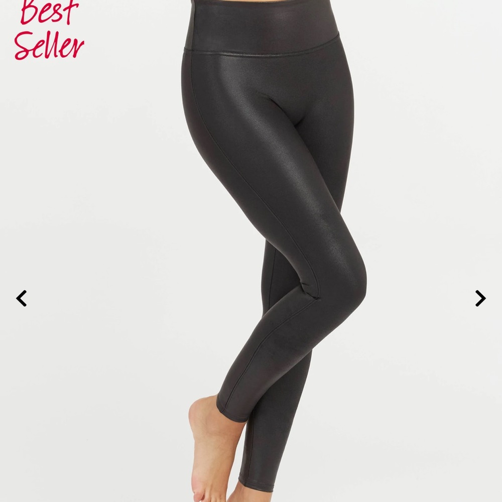 Spanx Faux Leather Legging - Black
